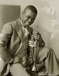 Portrait of a young Satchmo: Louis Armstrong in the 1920s. 