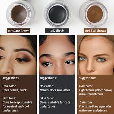 Amazon.com : Eyebrow Pomade Stamp, Microblading 2 Tip Liquid Eyebrow Pen,  Eye brow Kit with Angled Spoolie Brush and PU Pouch for Travel (Dark Brown)  ...