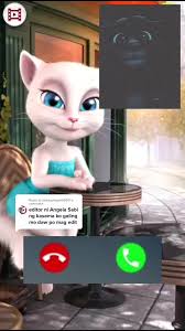 Talking Angela Video Call with Friend Tom