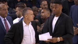 Find and save russell westbrook memes | from instagram, facebook, tumblr, twitter & more. Russell Westbrook Shrug Gif By Nba Find Share On Giphy