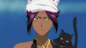 Just a gif of yoruichi winking to bless your day : rbleach