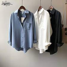 Explore more searches like blouse wanita. Vintage Blouse Women Autumn Long Sleeve Shirt Women Korean Style Loose Casual White Tops Solid Elegant Blusas All Match 11354 Blouse Office Office Ladyoffice Lady Fashion Aliexpress