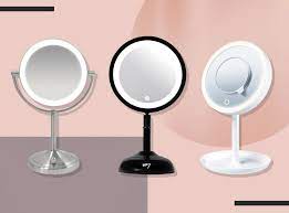 【rotate the adjustment line length】vanity mirror lights bulbs can be adjusted the length for your needs freely to keep your vanity makeup set beautiful and neat. Best Light Up Vanity Mirrors 2021 For Make Up And Magnification The Independent