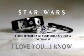 50 Unique Star Wars Gifts Star Wars Jewelry Star Wars Wedding Ring Unique Star Wars Gifts