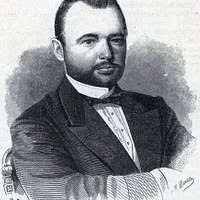 Porträt Paul Emil Jacobs, gezeichnet von Leopold Pollak, Rom 1845