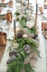 A Neutral Christmas Tablescape With Copper Accents Sanctuary Home Decor Christmas Dinner Table Dinner Party Table Settings Christmas Table