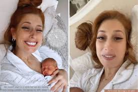 Why Stacey Solomon hasn't changed her pyjamas since having her baby girl