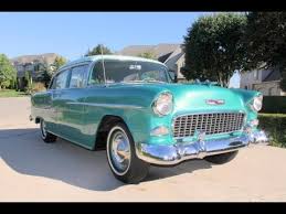With the 1953 model year, the bel air name was changed from a designation for a unique body shape to a premium level of trim applied across a number of body styles. 1955 Chevrolet Bel Air 4 Door For Sale Youtube