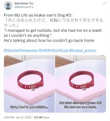 Western Localizer Brags About Deliberately Botching HIDIVE's English  Subtitles For 'My Life As Inukai-San's Dog' - Bounding Into Comics