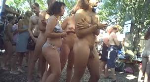 Festival nude shower photos