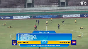 Perlawanan piala afc bawah 16 tahun hari ini dalam kumpulan j hari ini 22 september 2019. Afc U16 Qualifiers 2020 Group J Malaysia 7 0 Cambodia Youtube