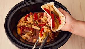 Crockpot Chicken Fajitas Mean Zero Effort Recipe Chicken Fajitas Crockpot Crockpot Chicken Chicken Fajitas