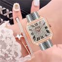 Amazon.com: Quartz Watch Scale Stripe Roman Fashion Candy Watch ...