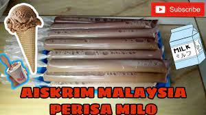 Secara asasnya,cara buat biskut milo tabur ni menggunakan dua bahagian utama.satu untuk milo tabur dan satu lagi bahagian biskut.biskut yang telah siap dibakar akan disapu toping dan dicelup ke dalam serbuk milo beserta bahan lain yang dibakar dan. Aiskrim Malaysia Perisa Milo Cookwithnani Ep14 Youtube