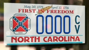Like the 1906 virginia plate, also the first in its state, it is made of delicate porcelain. North Carolina Stops Issuing Confederate License Plates 13newsnow Com