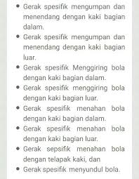 Sebutkan 4 teknik dasar dalam permainan sepak bola. Tuliskan 7 Gerak Spesifik Dalam Permainan Sepak Bola Brainly Co Id