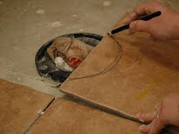 With fingertips widespread, push down with a slight twist of the wrist. How To Install Tile On A Bathroom Floor Hgtv