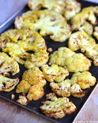 Chou Fleur Au Curry Roti Au Four Recette Recette Chou Recettes De Cuisine Chou Fleur