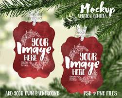 Dye Sublimation Vertical Benelux Aluminum Christmas Ornament Etsy Free Psd Mockups Templates Free Packaging Mockup Mockup Free Psd