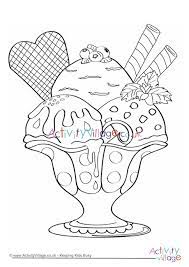 While you can head to the store and pick up a pint of your favorite flavor, it doesn't hold a candle to whipping up a batch of creamy goodness at home. Ice Cream Sundae Colouring Page