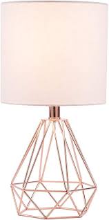 It comes equipped with a usb seated in the base for use to charge mobile phones, handheld games, tablets, and other small electronics. Co Z Modern Table Lamp With White Fabric Shade Rose Gold Desk Lamp With Hollowed Out Base 18 Rose Gold Room Decor Room Decor Bedroom Rose Gold Rose Gold Rooms