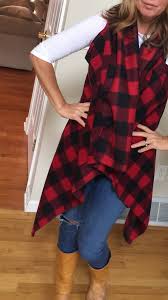 Black And Red Checkered Buffalo Plaid Blanket Scarf College Football Outfit Buffalo Etsy In 2020 Buffalo Plaid Outfit Red Plaid Outfit Buffalo Plaid Vest