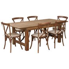 Sure, the benefits of the table are low compared with the amount of money it asks for. 7 X40 Farm Table 6 Chair Set Xa Farm 9 Gg Foldingchairs4less Com