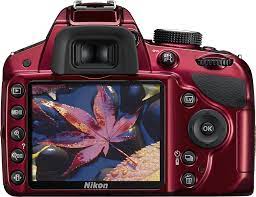 Nikon D3200 Dslr Camera With 18 55mm Vr Lens Red 25496 Best Buy