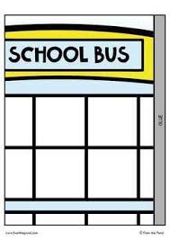 Class Attendance Poster Who Is At School Today Bus