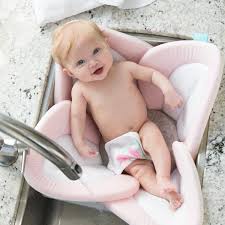 A beautiful stand is with the pack of the bath tub. Blooming Bath Lotus Baby Bath Baby Bath Seat Baby Bath Tub Baby Bath Baby Bathtub