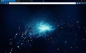 Electric Blue Google Chrome Theme Google Themes Abstract Google Chrome Web Browser