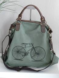 Italy Messenger Shopper Tasche Canvas Salbei Grun Leder Retro Bike Fahrrad Neu Bolsas Feitas Em Casa Sacolas Bolsa De Palha