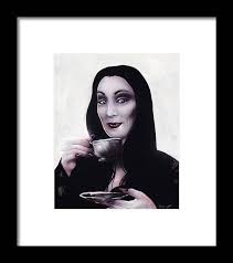 ( addams family/twilight crossover) morticia and gomez addams not only have three children but four. Morticia Addams Framed Print By Jason Wright