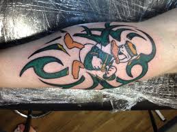 Tattoo gun with heart initial stainless steel rope necklace. Tribal Duck Tattoo Ideas Novocom Top