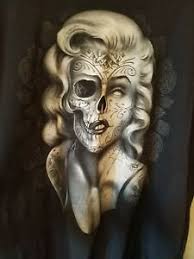 Looking for a good deal on marilyn monroe tattoo painting? Urban Gothic Marilyn Monroe Tattoo Skelett Tag Der Toten Schwarz T Shirt Xl Ebay