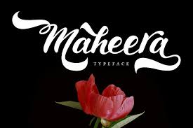 Maheisa script is modern script font, every single letters has been carefully crafted to make your text looks beautiful. Free Maheera Script Fonts Free Design Font Free Downloads