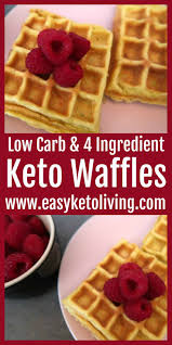 Keto Waffles Recipe Easy Low Carb Waffle Breakfast With Coconut Flour Recipe Low Carb Waffles Easy Waffle Recipe Coconut Flour Recipes