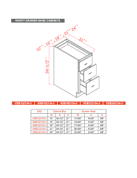 Rta Vanity Base Drawer Cabinets Roc Cabinetry Atlanta
