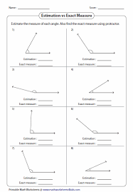 Measuring Angles And Protractor Worksheets Measuring Angles Measuring Angles Worksheet Angles Worksheet