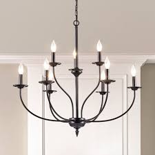 Enjoy free shipping & browse our great selection of ceiling lighting, island lights, flush. Brackeen 9 Light Candle Style Classic Traditional Chandelier In 2021 Black Candle Chandelier Traditional Chandelier Wrought Iron Candle Chandelier