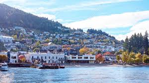 New zealand cities map showing all the major cities, towns, country capital and political boundary. The Vibrant And Colourful City Of Queenstown New Zealand As Seen Across The Water Of Lake Wakatipu Stock Photo Picture And Royalty Free Image Image 101934044