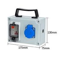 10A 250V 2P Construction Power Five-hole Socket Industrial Three-level  Distributor With Switch Wall Power Waterproof Portable - AliExpress