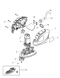 Black And Decker Mouse Sander Parts List Black Decker Bew230 Mouse Sander Spare Parts Part Shop Direct