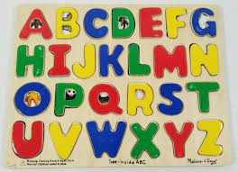 This wonderfully colourful melissa and doug see inside alphabet peg puzzle is a great way to teach your little one their alphabet and letter recognition. Vintage Melissa Doug See Inside Alphabet Puzzle For Sale Online Ebay