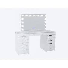 Get a fresh perspective for this online shopping industry by. Diamond Style 13 Drawers Clear Glass Top Beauty Station 1 8m Hollywood Makeup Mirror With Bluetooth Speaker Makeup Vanity With Drawers Glass Vanity Table Hollywood Makeup Mirror