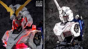New Auto Transforming Unicorn Gundam Bust ! - YouTube
