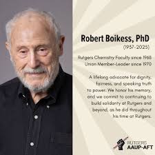 Member leaders @ruaaup_ptl President Bryan Sacks (repeatedly misidentified  here as Bryan “Stack”) and David Kurnick respond to the threats of funding  cuts at Rutgers and accusations of antisemitism Title VI violations.  @njspotlightnews #