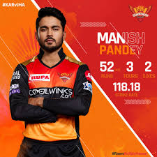 Everyone gets opportunity to be hero not only movie stars or celebs. Manish Pandey Did What He Does Best Sunrisers Hyderabad Facebook