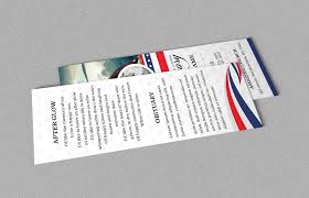Funeral Bookmark For Army Military Bookmark Template Templates Words