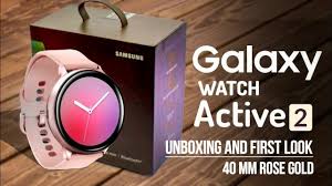Amazing watch i can use spotify music for running and workouts and the health app is good for tracking after working out and notifications you can set which one's with the. Samsung Galaxy Watch Active 2 Unboxing And First Start Youtube